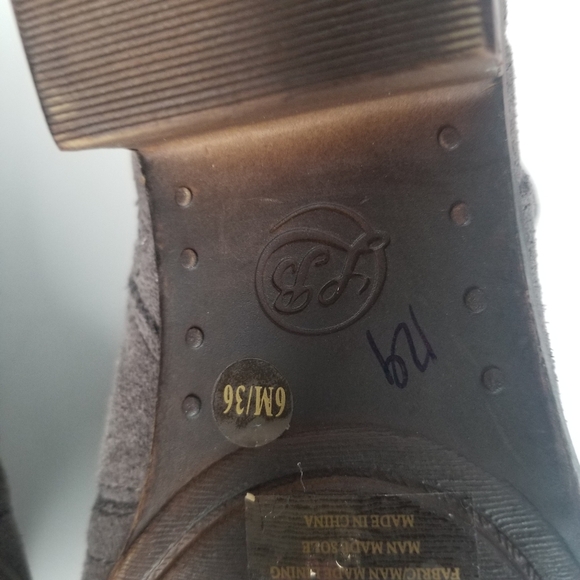 LUCKY BRAND NWOT Breck Gray Suede Bootie - Picture 2 of 8
